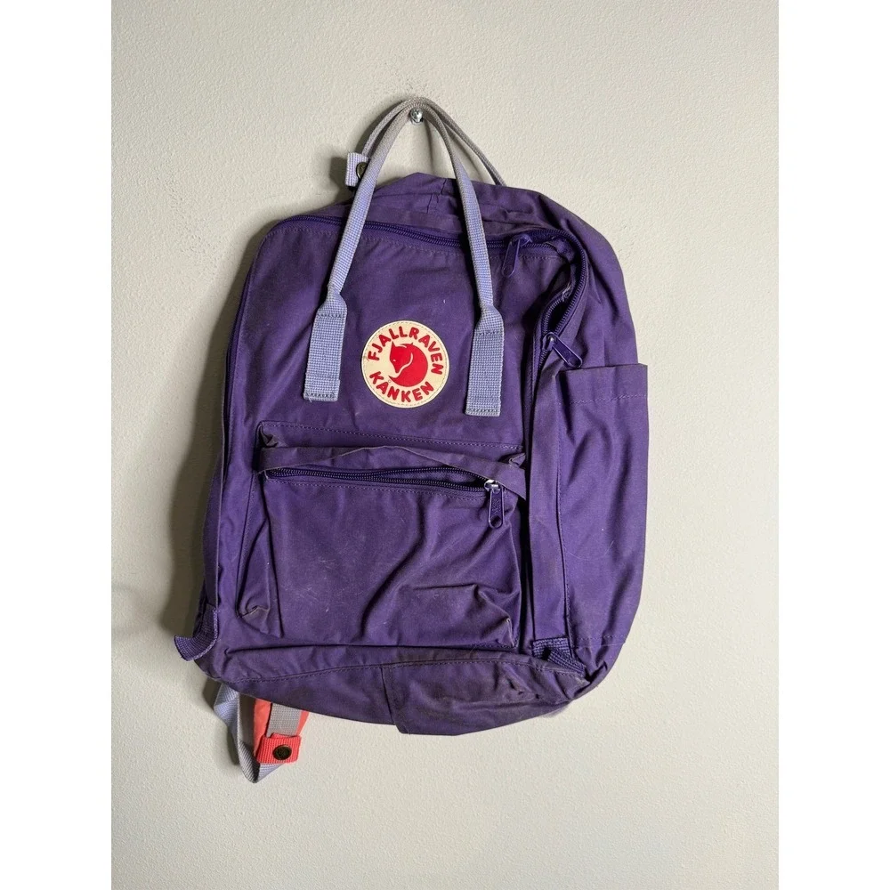 Fjallraven Kanken Backpack Purple Classic School‎ Book Bag